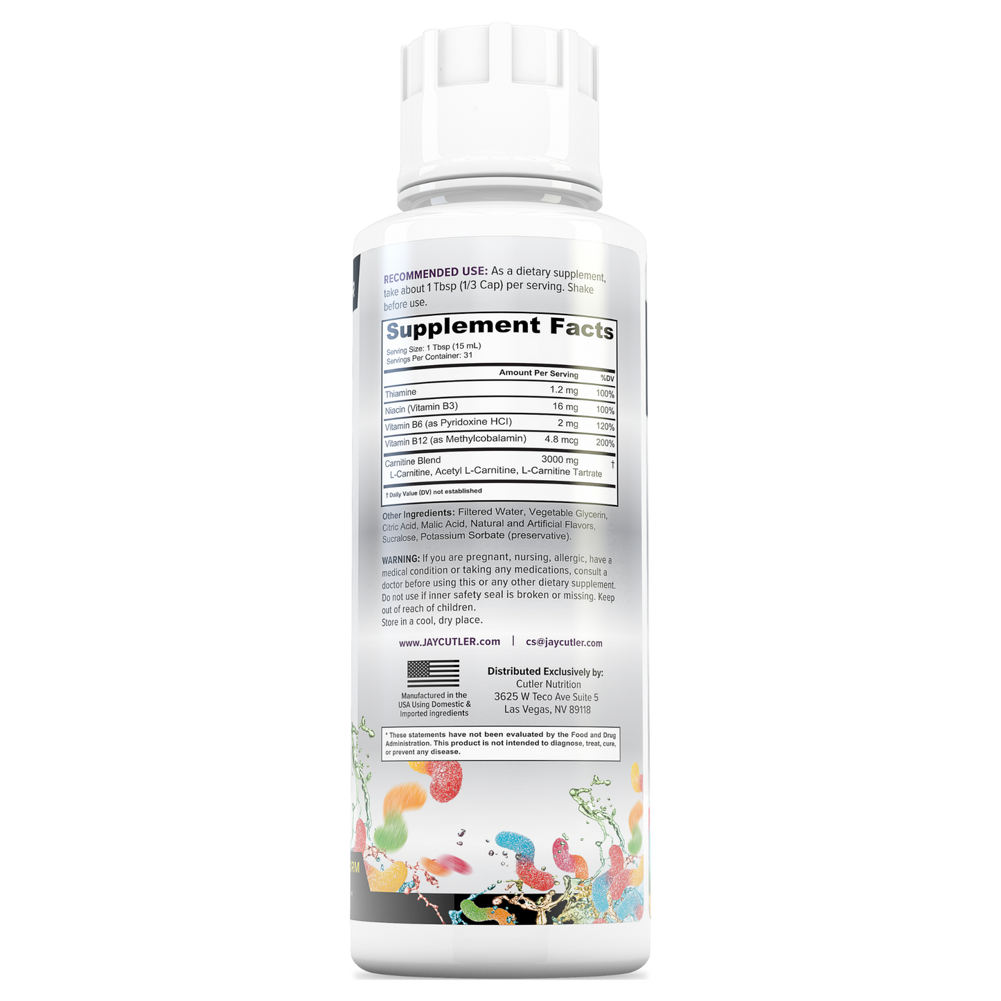 Liquid L-Carnitine 3000: Metabolism & Energy Support